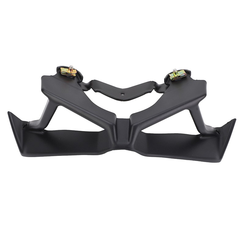 Motorcycle Front Spoiler Black Increase Stability Aerodynamic Wing Kit for
