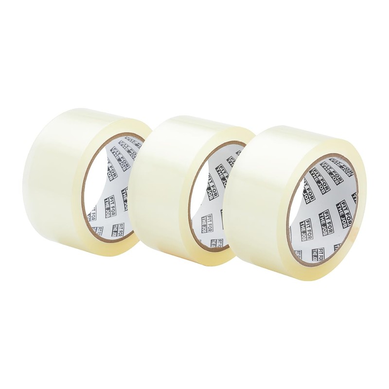 Fit For The Job Clear Parcel Tape - Durable and