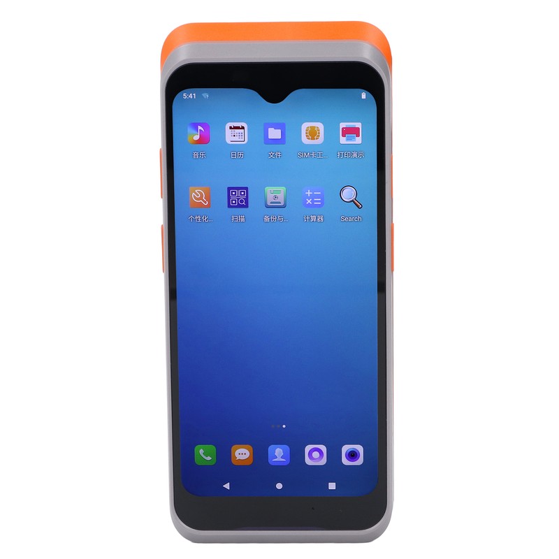 POS Receipt Printer 6.2in Touchscreen BT NFC Handheld Thermal Printer