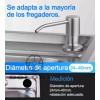 Dolores Dispensador Jabon Universa Para Fregadero Cocina Acero Inoxi