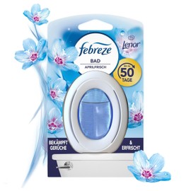 Febreze Lenor April Fresh Bathroom Air Freshener, 1 Piece, Toilet Fragrance, Fragrance Plug for Continuous Odour Control and Prevention