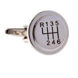 6 Stick Shift Automobile Cufflinks Car Racecar Sport Motor Vehicle Manual