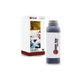 Laser Tek Services Compatible Toner Refill Kit Replacement for Dell 1600 310-5416 310-5417 Works with Dell 1600 1600N Fax X5015 Printers (Black, 1 Pack) - 5,000 Pages