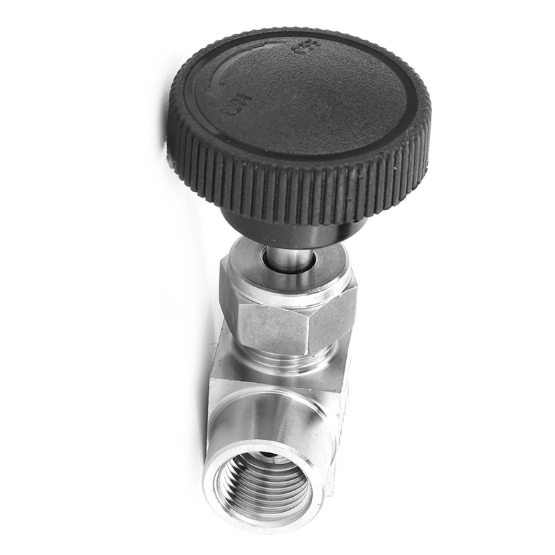 Stainless Steel BSPP Female Thread Straight Needle Valve for Water