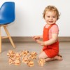 Xrten 9Pcs Wooden Brain Teaser Puzzles,IQ Test Unlock Toy,Small Logic