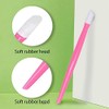 Soft 'N Style Professional Plastic Cuticle Pusher (5 pink purple)