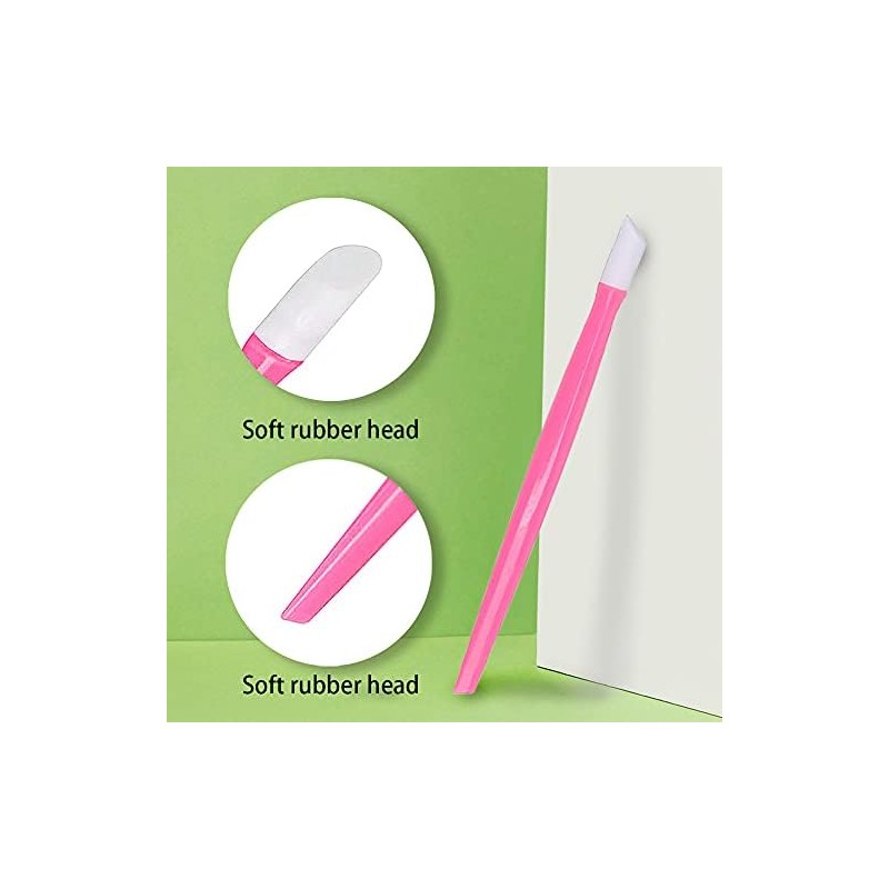 Soft 'N Style Professional Plastic Cuticle Pusher (5 pink purple)