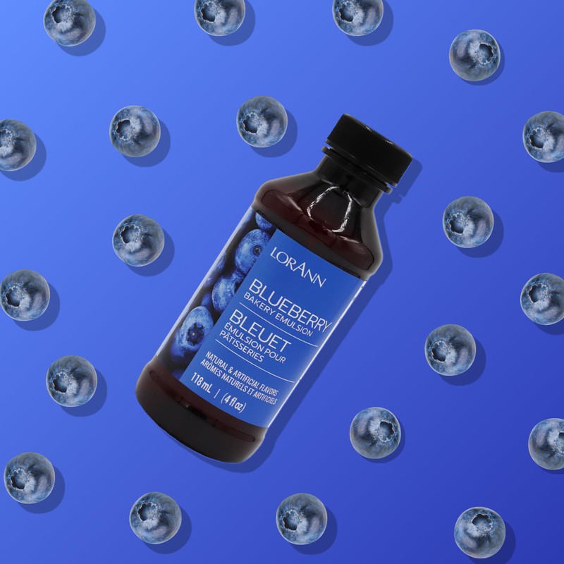 Lorann Oils Blueberry Bakery Emulsion: Realistic Blueberry Flavor, Perfect for