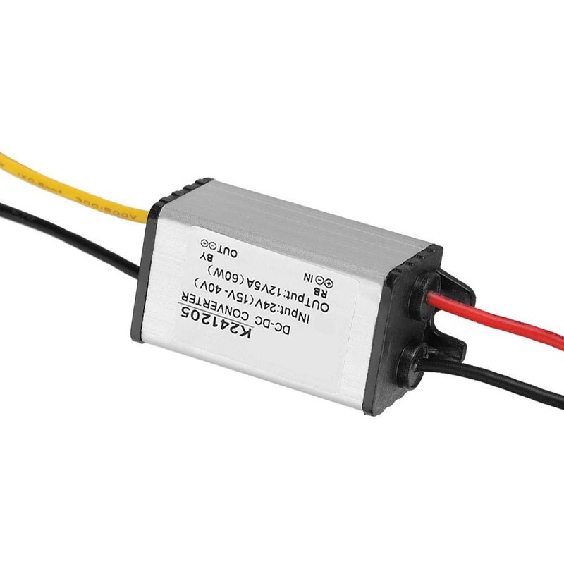 Akozon GYVRM-K241205 Power Converter DC-DC 24V-12V High Efficiency 5A Adjustable