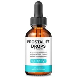 NutraVibe ProstaLife Drops – Daily Prosta Life Liquid Support for Men’s Vitality, Urinary Comfort, and Prostate Health | Clean, Easy-to-Take Formula for Everyday Use (30 Servings)