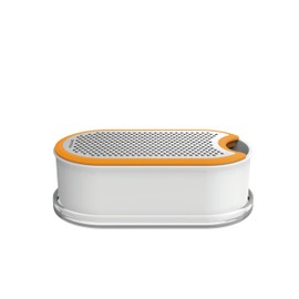 Fiskars Box Grater, With Container, Dimensions: 16.8 x 9.0 cm, Metal/Synthetic Material, Functional Form, 1019530