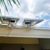 Gutter Mount for Outdoor Security Camera and Solar Panel Compatible