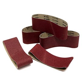 5X Sanding Belts 75 x 533mm Sanding Belts Set for Metal Wood Grinding 600 Grit