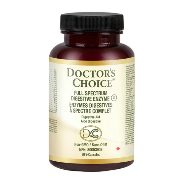 Doctor’s Choice Full Spectrum Digestive Enzyme 60 Veg Capsules