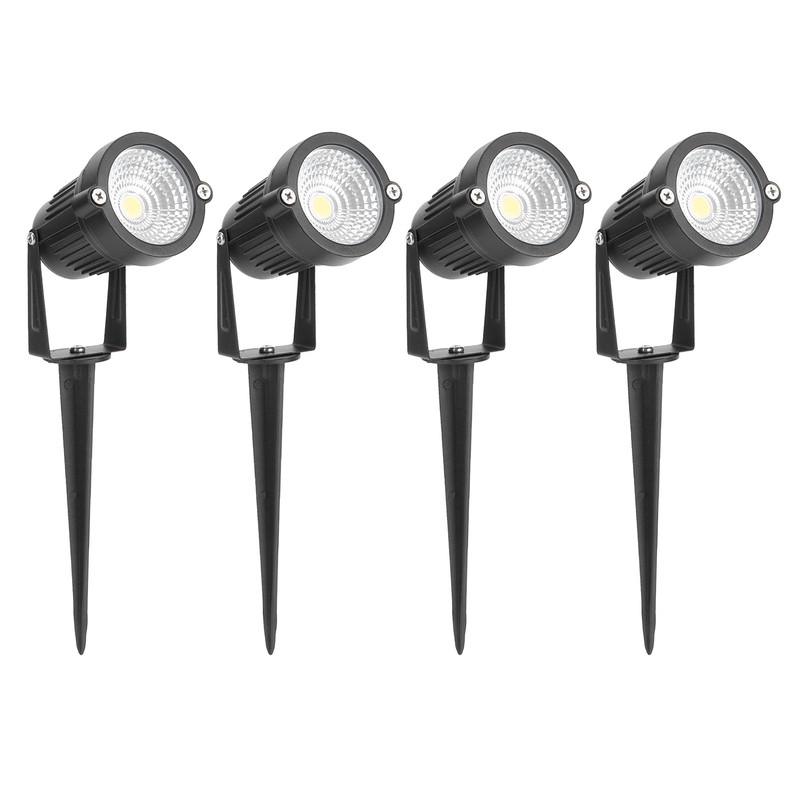 4PCS Waterproof Outdoor Spotlights LED Landscape Light DC12V for Driveway