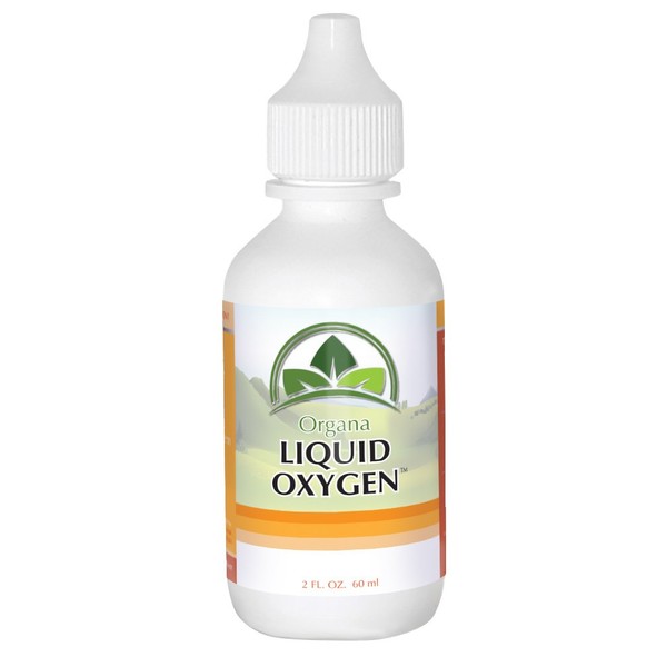 Liquid Oxygen Drops Supplement by Organa - 100% Pure and Natural Liquid Oxygen Drops - Liquid Oxygen Boost