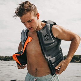 Mens Neoprene Wakesurf Comp Vest - Designed Exclusively for Wake Surfing, but Great for All Other Watersports Activities!