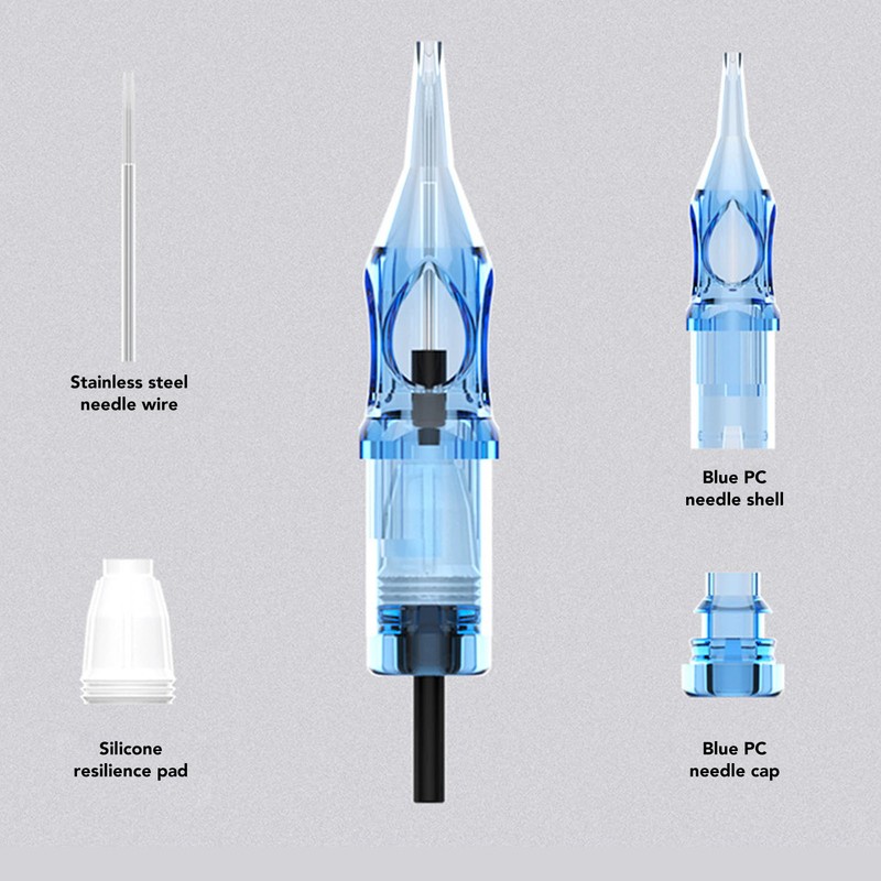 10pcs Stainless Steel Cartridge Needles Set Professional Salon Disposable Cartridge