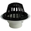 Plastic Oddities PRD902P 4" PVC Roof Drain with Plastic Dome