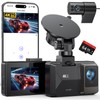 Dash Cam Front Rear, 4K/1080P Dual Channel Dash Cams with
