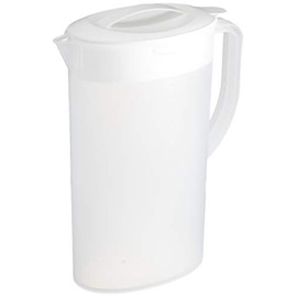Pearl Metal HB-5185 Cold Water Tea, Barley Tea Pot, 0.53 gal (2.0 L), Cold Bottle, New Coolia, White