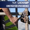 Lichamp 3-Pack Adjustable Construction Spud Wrench Set 10 12 16