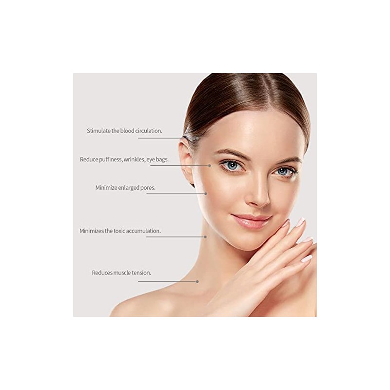 Rodillo de Jade Natural Natural Jade Face Roller, Anti-Aging Tool