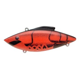 Bill Lewis Lures Lifelike Vibrations Rat-L-Trap 1/2 OZ Lipless Crankbait Fishing Wobble Sinking Lure for Black Bass, Trout, Walleye, Pike, Salmon, Cherry Craw