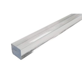 Acrylic Extruded Square Rod, Clear, 1/2" (0.5") Square x 72" Length, Pack of 4