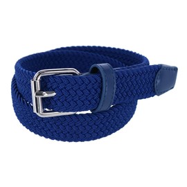 CTM Kids 'elástico trenzada Stretch Cinturón, Marino, Mediano