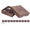50pcs/box 10mm Cue Tips Kit Snooker Red Leather Cue Stick