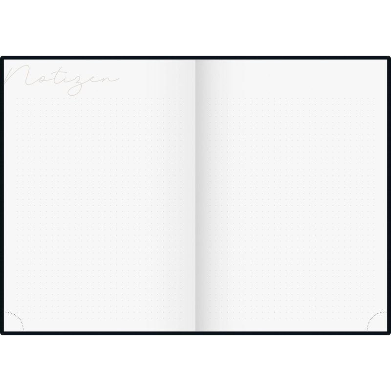 rido/idé Young Line (2025) "Shadows" Book Calendar, 2 Pages =