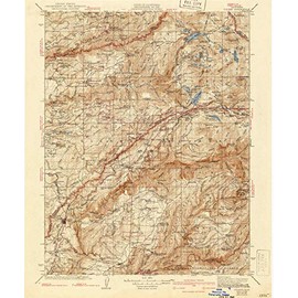 YellowMaps Colfax CA topo map, 1:125000 Scale, 30 X 30 Minute, Historical, 1938, Updated 1941, 19.9 x 16.6 in - Polypropylene