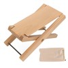 Guitar Footrest, Extra Robust, Elegant, Foldable Wooden Step Footstool, Provides