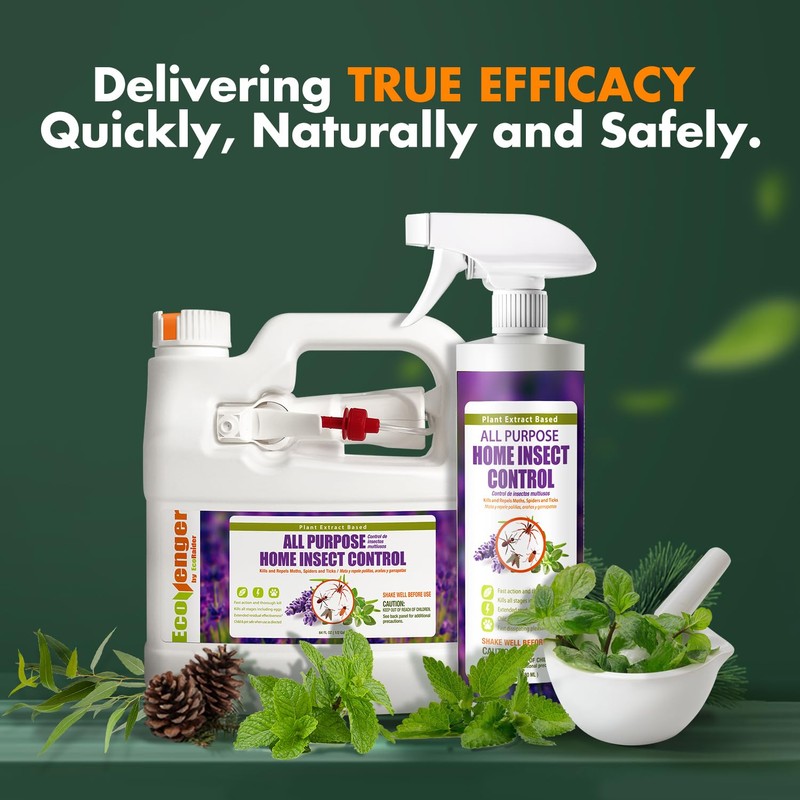 EcoVenger by EcoRaider All Purpose Insect Control 16 oz, Fleas,