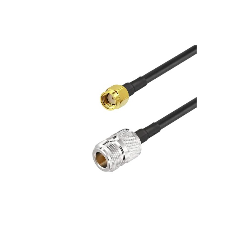 supmory N Female to RP-SMA Male RF Coax Cable RG58