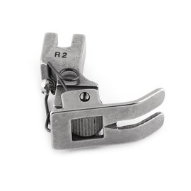 Walfront Industrial Sewing Machine Feet Steel Roller Presser Foot Flat Bed Sewing Machine Part for Thick Fabric