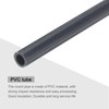 sourcing map 3/16 Inch PVC Rigid Tube Round Pipe Tubing
