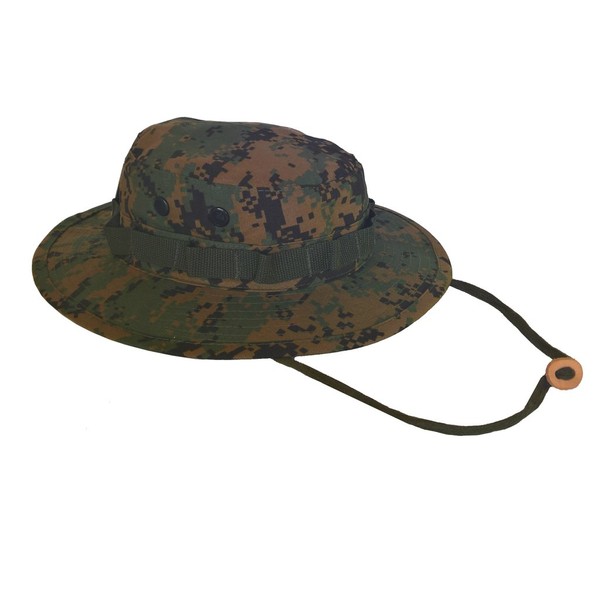 Army Navy Shop UV Protective Boonie Hat Woodland Digital Camo