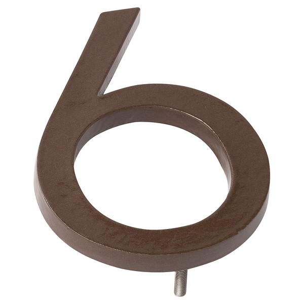 Montague Metal Products MHN-10-F-SD1-6 Solid Brushed Aluminum Modern Floating Address