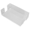 Acrylic Napkin Holder Transparent Uncapped Bathroom Napkin Holder for 23x14x6cm