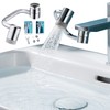 1080° Rotating Faucet Extender Aerator,Solid Brass Universal Splash Filter Faucet,1080
