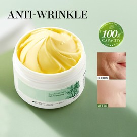 Hppsctink 2 x yam root cream, repairing moisturiser with yam root, anti-ageing cream, anti-wrinkle cream, reduces fine lines and blemishes, 2 x 100 g, cream
