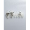White handmade nail tips - long ballerina / 하얀 수제네일팁