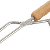 Fire Pit Tongs Heavy Duty Stainless Steel Lengthen Widen Thicken