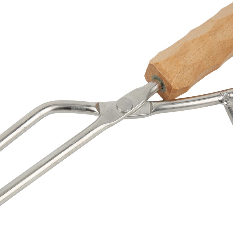 Fire Pit Tongs Heavy Duty Stainless Steel Lengthen Widen Thicken