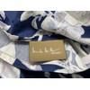 Nicole Miller Queen Duvet Cover Chinoiserie Eastern Floral Vines Navy