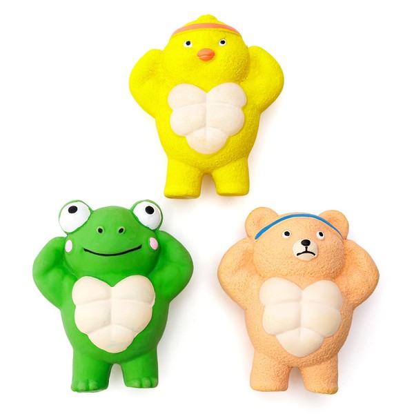 Pawdoer 3 Pack Squeaky Dog Toys for Medium Dogs, Soft