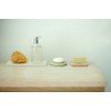 soil Diatomaceous Earth Soap Dish Square White
