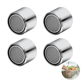 Set of 4 Aerators for Taps, Tap Strainer Insert, Aerator Tap, Aerators, Tap Strainer Insert, Tap Filter, for Bathroom, Kitchen Tap (22 mm)